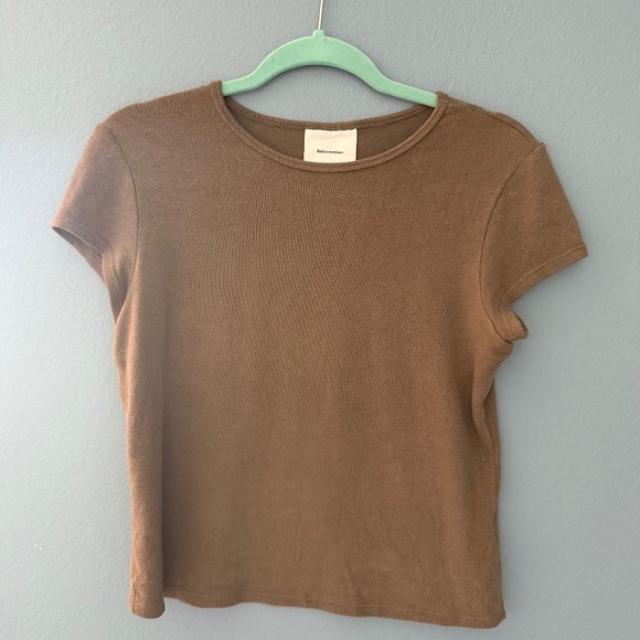 Reformation Tops - Reformation T-Shirt Brown Size Medium